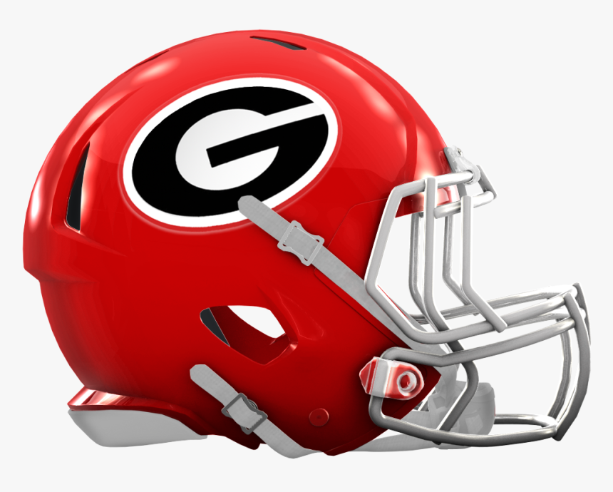 Transparent Uga Png - Red Football Helmet Png, Png Download, Free Download