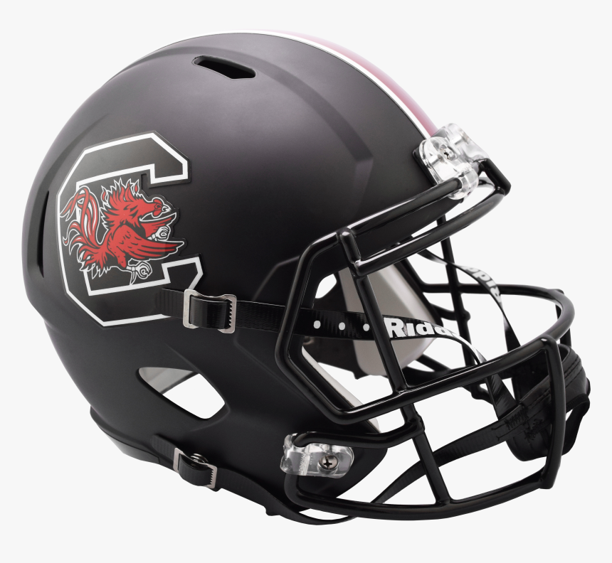 South Carolina Matte Black Speed Replica Helmet - Atlanta Falcons Football Helmet, HD Png Download, Free Download