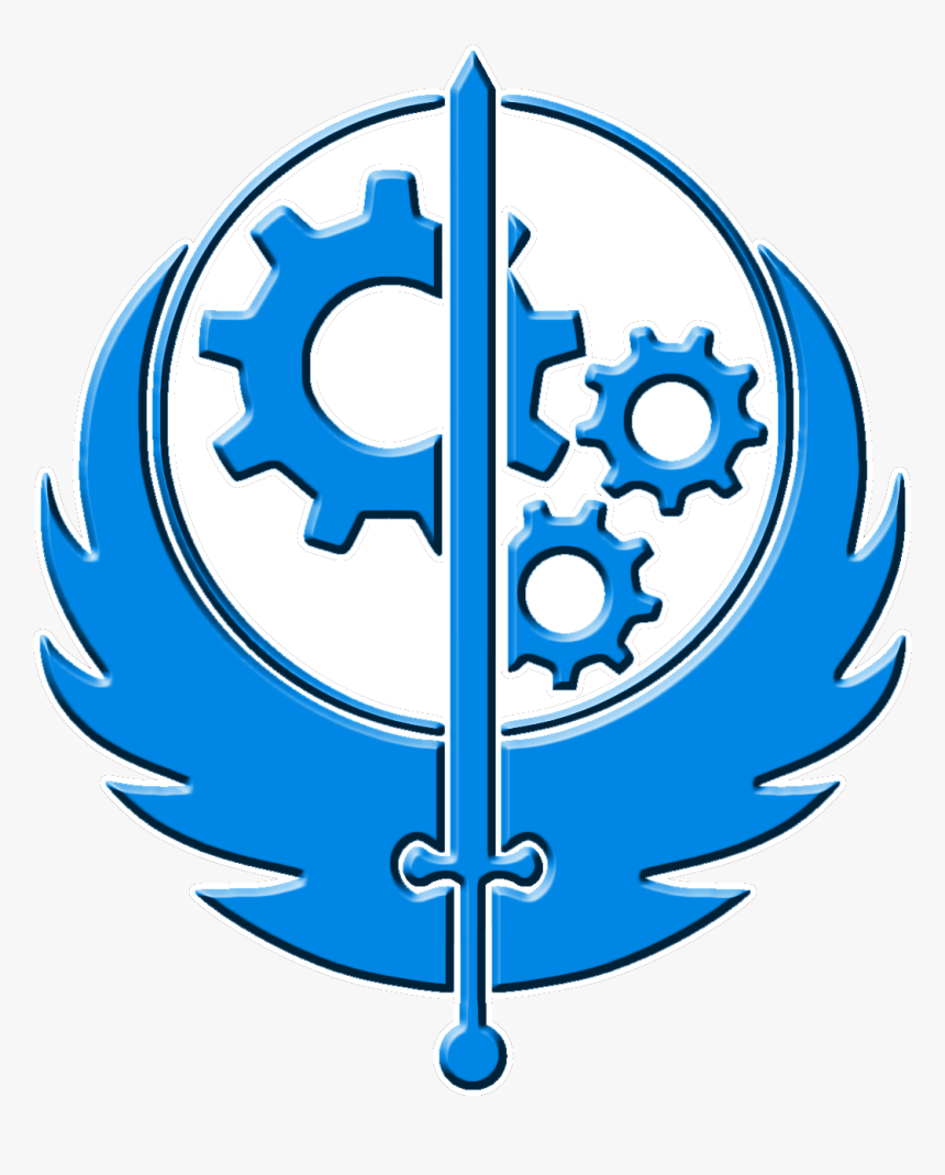 Transparent Brotherhood Of Steel Png - Midwest Brotherhood Of Steel Symbol, Png Download, Free Download