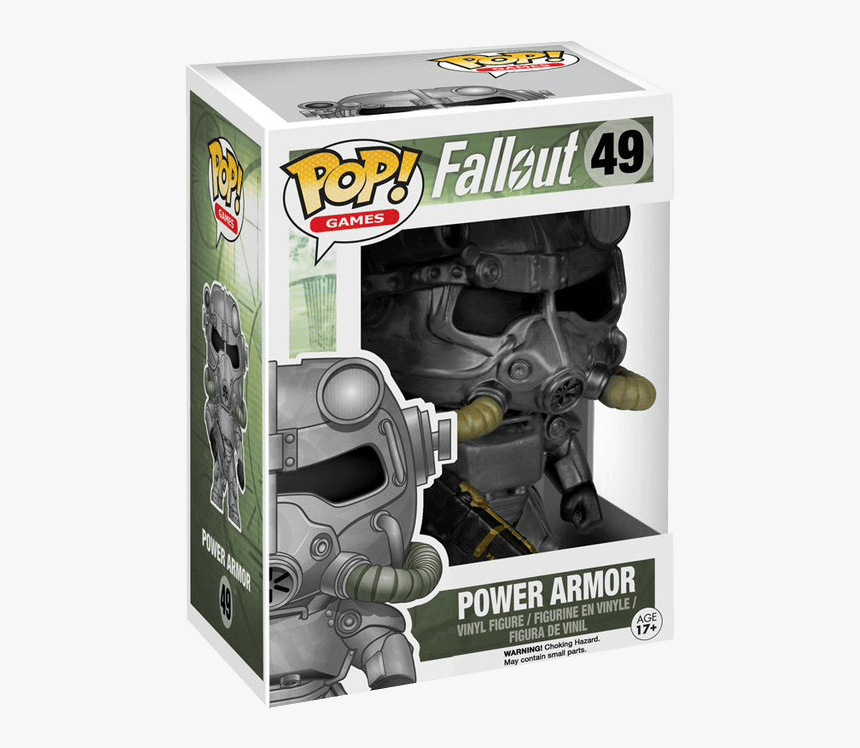 Fallout Brotherhood Of Steel Pop Figure - Funko Pop Fallout Power Armor, HD Png Download, Free Download