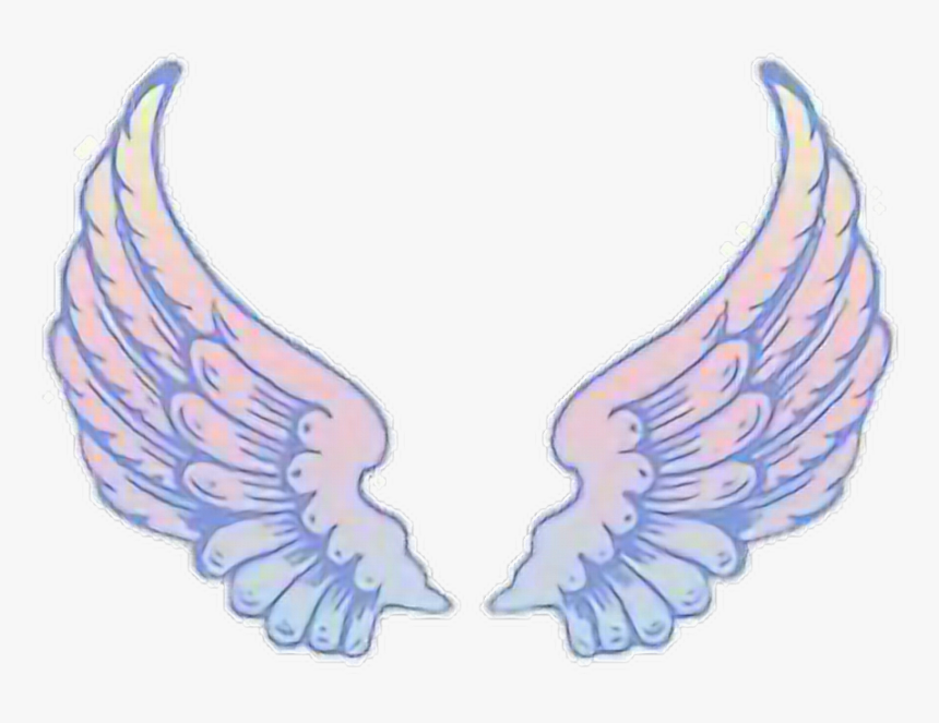 Sticker By La Chica Suicida - Angel Wings Clipart Png, Transparent Png, Free Download