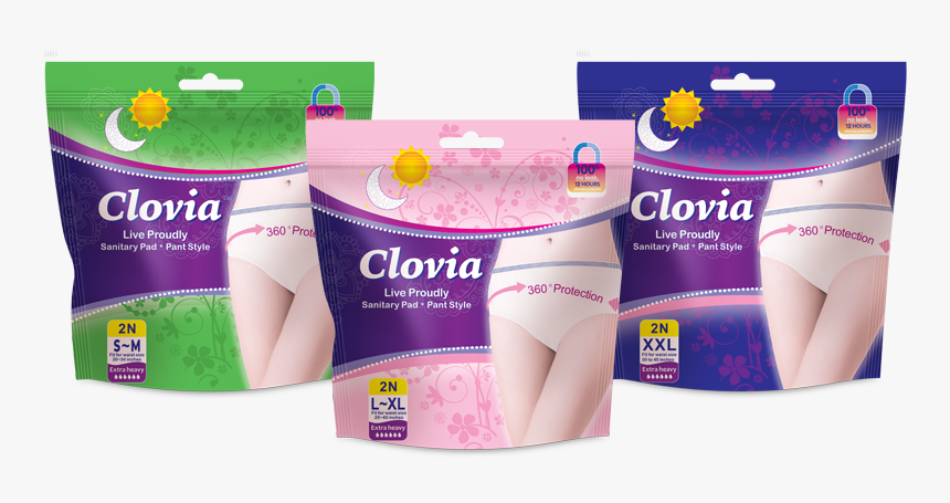 Clovia Products - Clovia Sanitary Pads, HD Png Download, Free Download