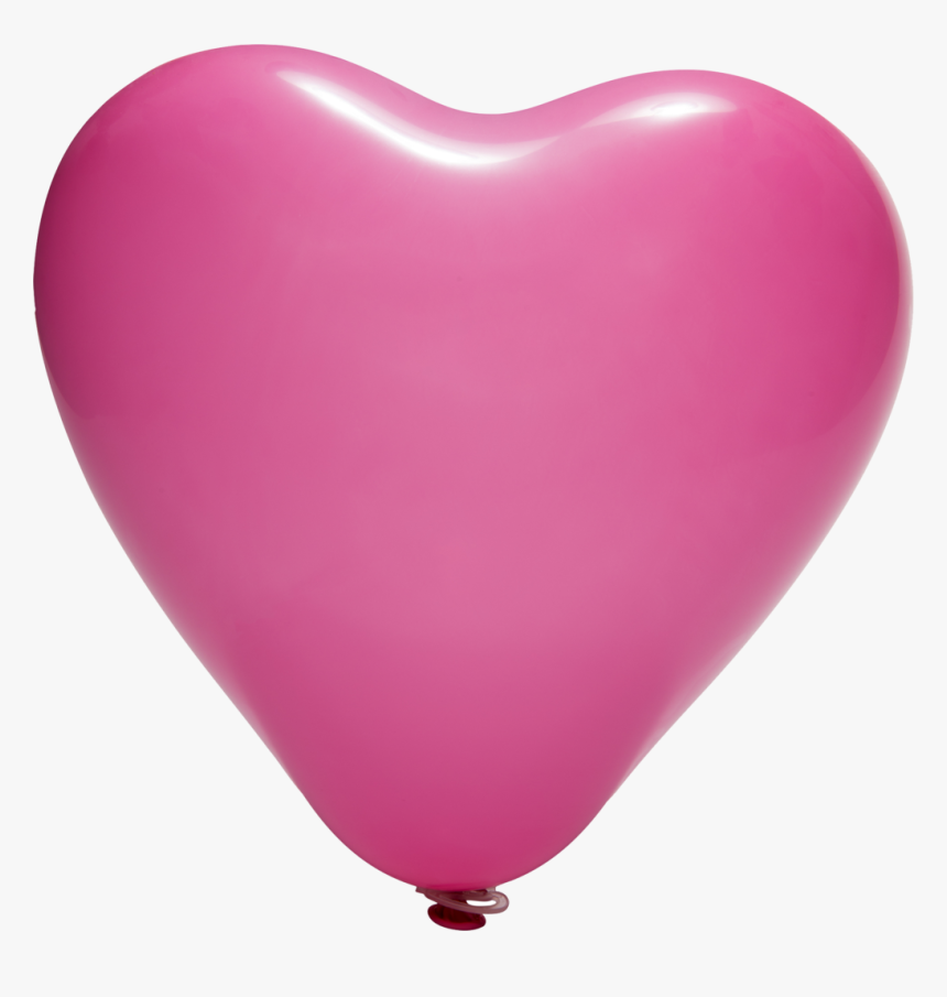 Heart Plastic Balloon Png, Transparent Png, Free Download
