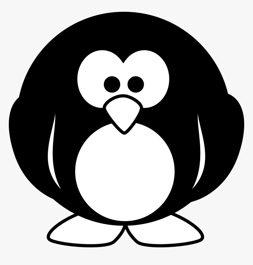 Penguin Tux Animal Free Photo - Clipart Black Penguin, HD Png Download, Free Download