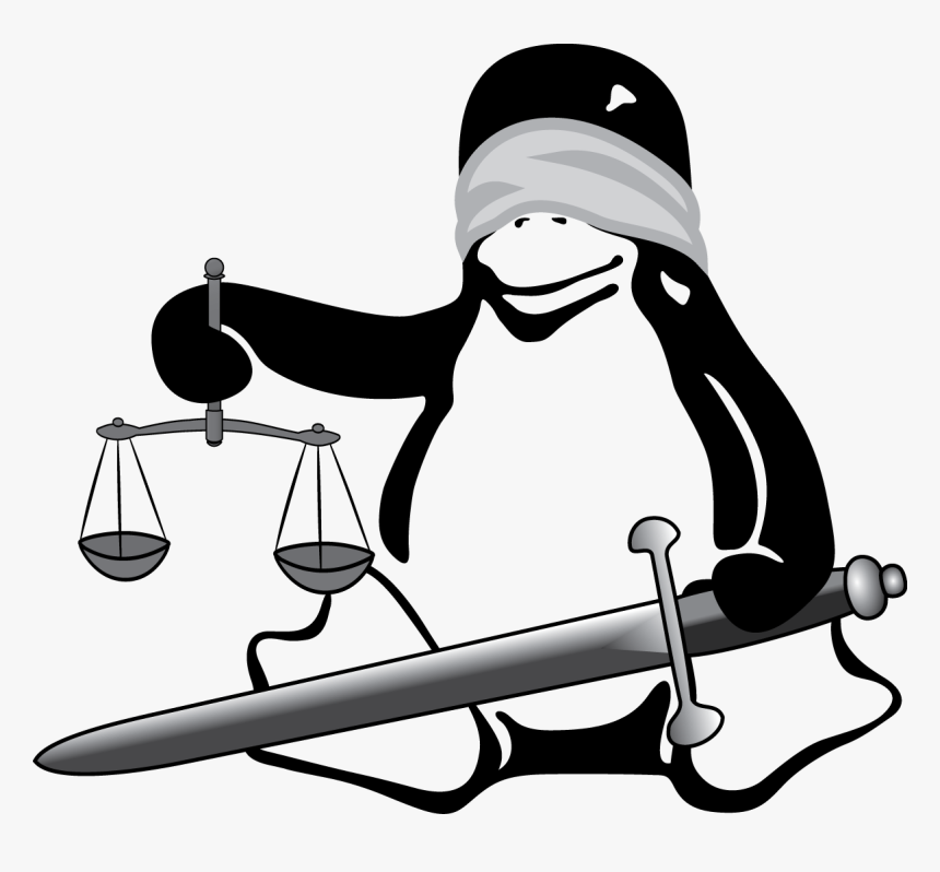- Linux Tux Black White Clipart , Png Download - Linux Penguin Transparent, Png Download, Free Download