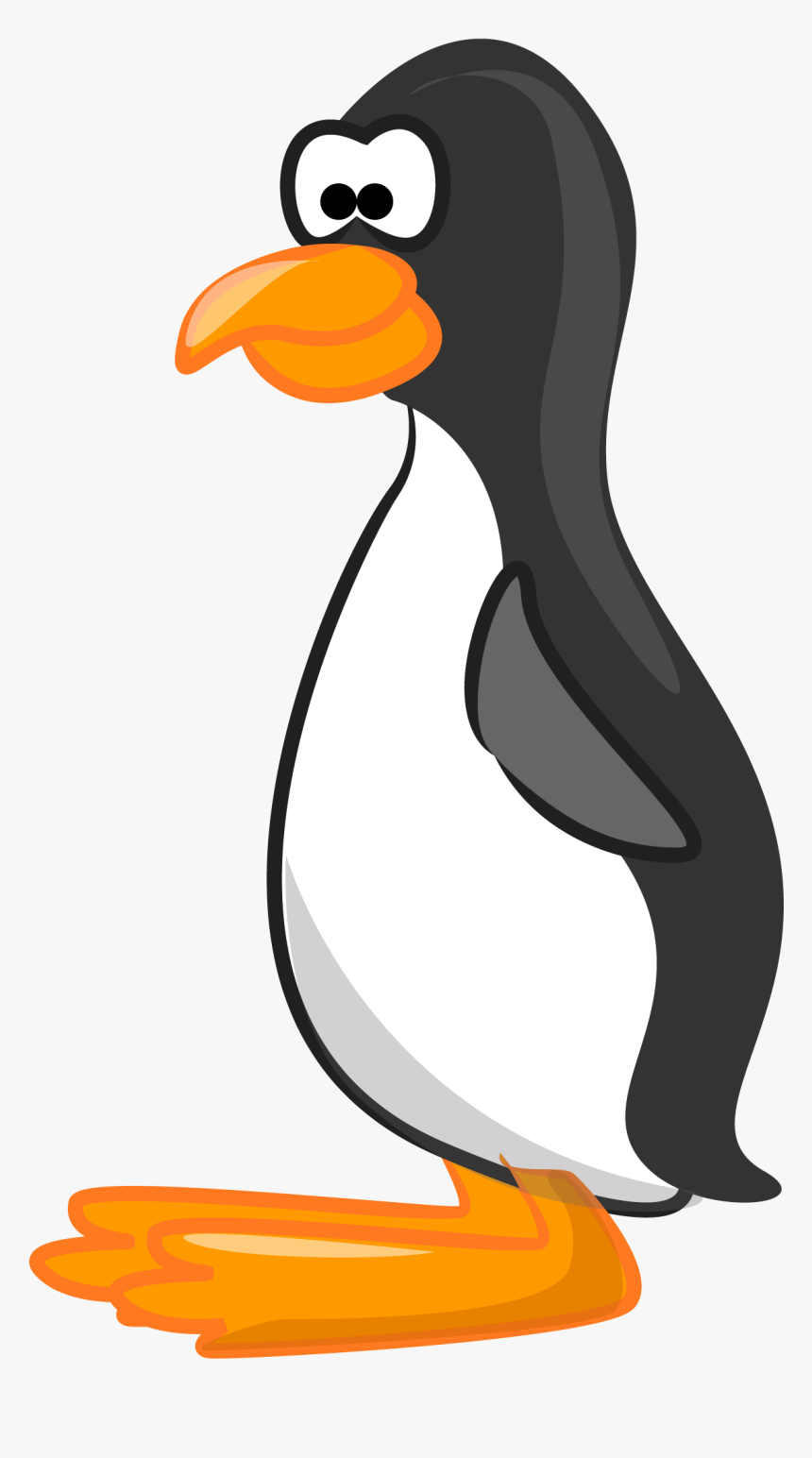 Penguin Bird Cartoon Illustration - Am Little Penguin Poem, HD Png Download, Free Download