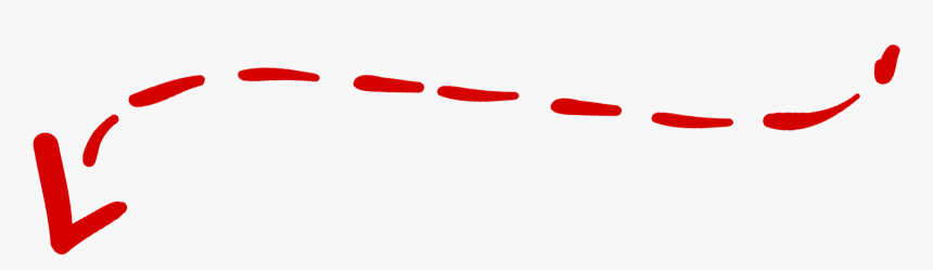 Red Dotted Arrow Png, Transparent Png, Free Download
