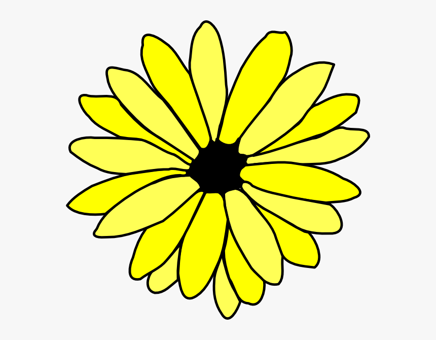 Yellow Daisy Svg Clip Arts - Colorful Flower Clip Art, HD Png Download, Free Download