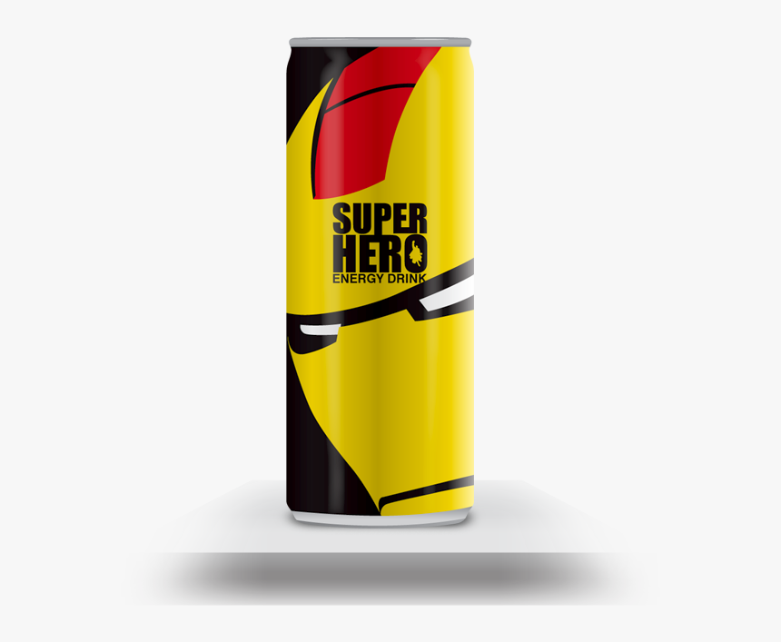 Energy Drink Clipart Flavoured - Super Hero Energy Drink, HD Png Download, Free Download