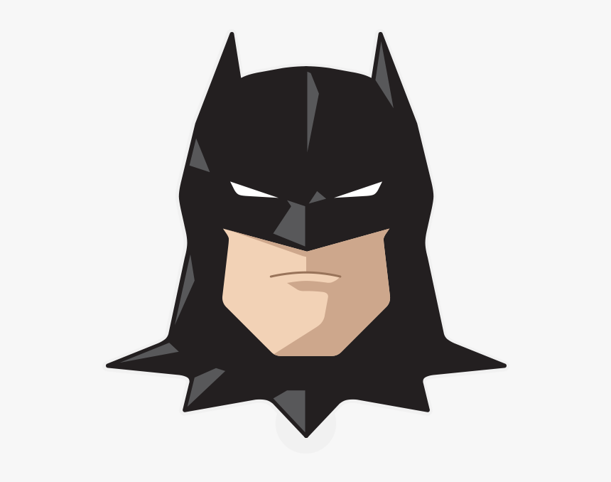 Batman Sticker Macbook Decal Reuse - Batman Head Clipart, HD Png Download, Free Download