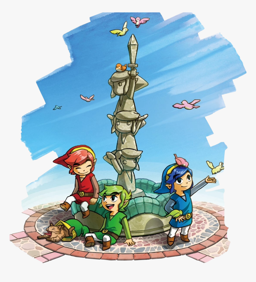 Tri Force Heroes And Relaxing - Tri Force Heroes Art, HD Png Download, Free Download
