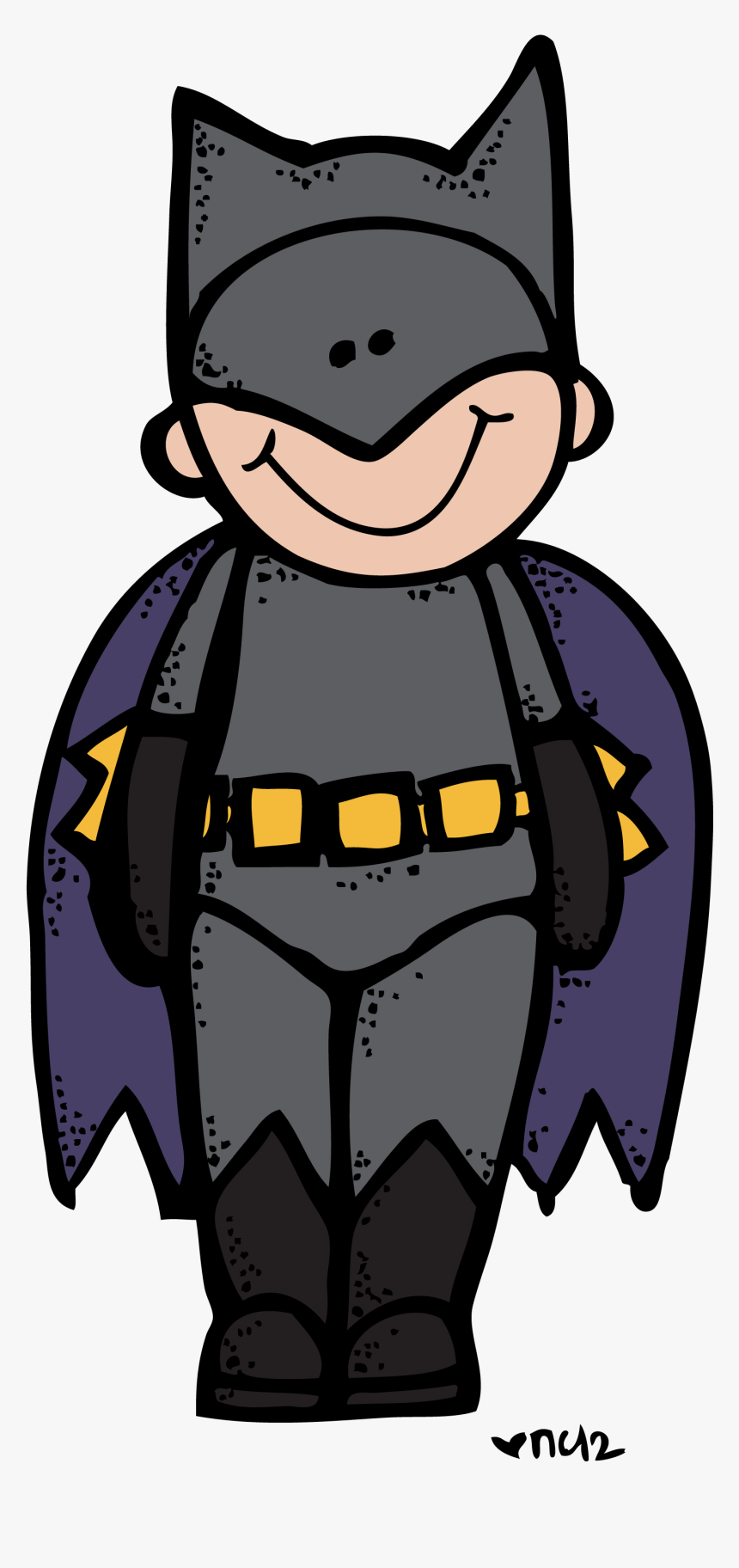 Batman Clipart Melonheadz - Melonheadz Superhero Clipart Png, Transparent Png, Free Download