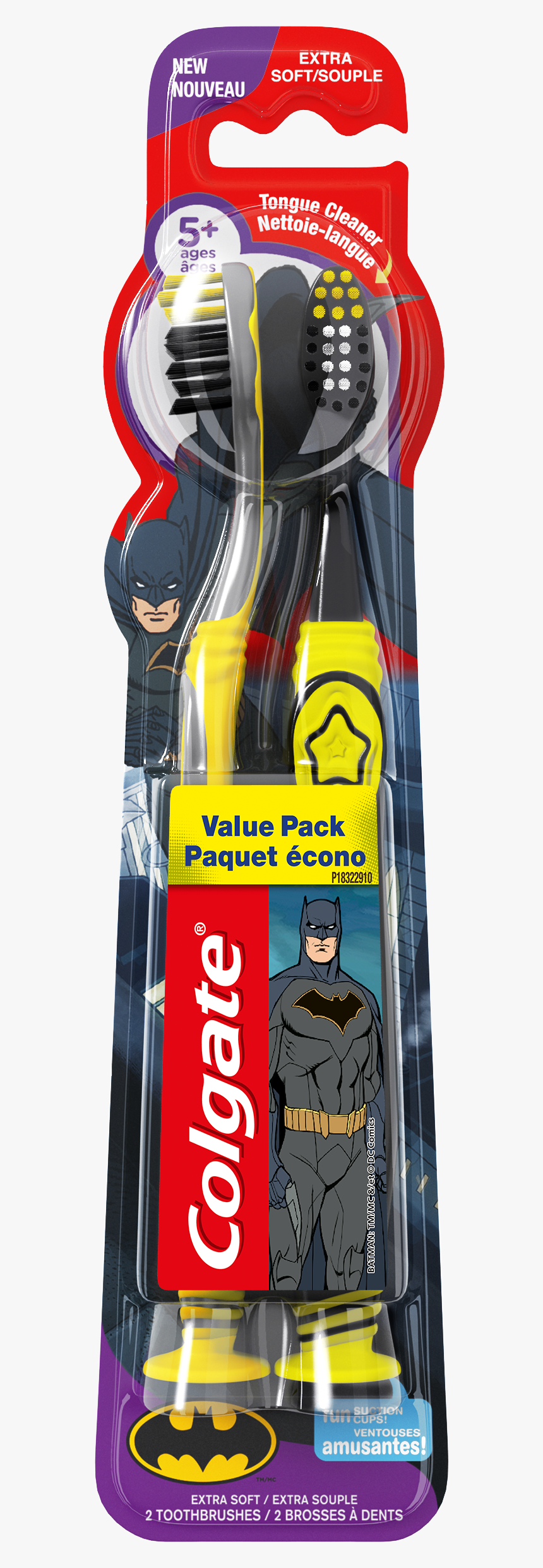 Colgate Batman Toothbrush, HD Png Download, Free Download