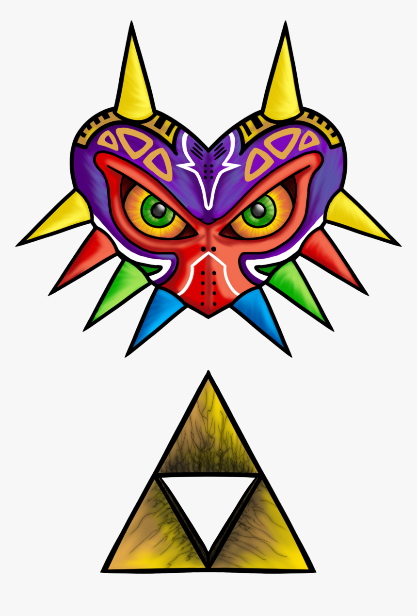 Corrupted Triforce Clipart , Png Download - Triangle, Transparent Png, Free Download