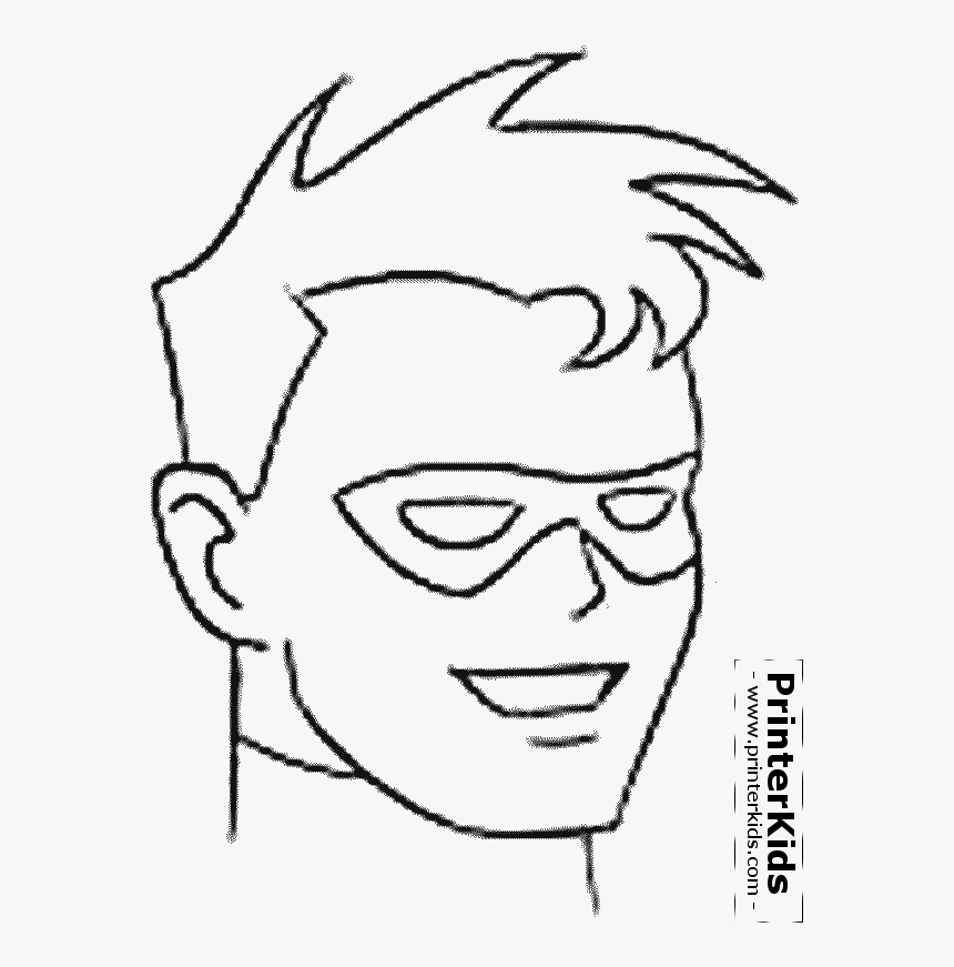 Easy Robin Batman Drawing, HD Png Download, Free Download