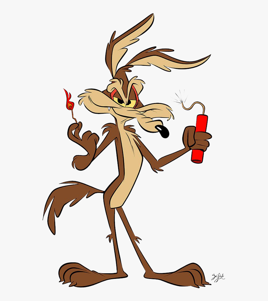 Wile E Coyate Png Clipart - Wile E Coyote Png, Transparent Png - kindpng.
