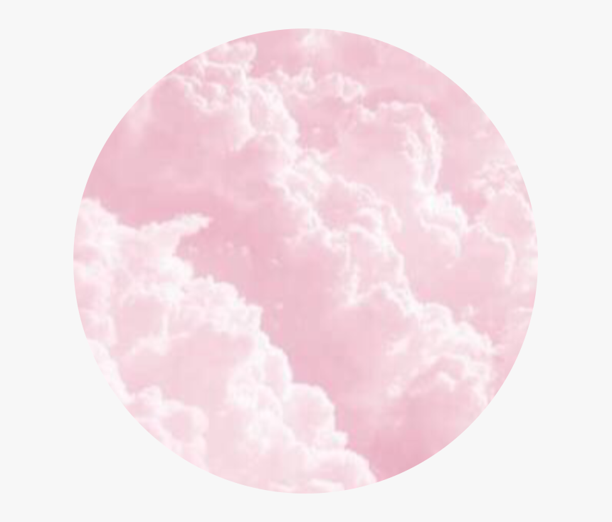 #sky #pink #pinkclouds #cloud #dream - Pastel Pink Background Circle, HD Png Download, Free Download