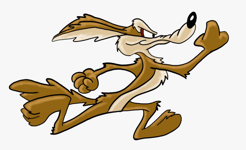 Wile E Coyate Png Free Background - Draw Wile E Coyote, Transparent Png, Free Download