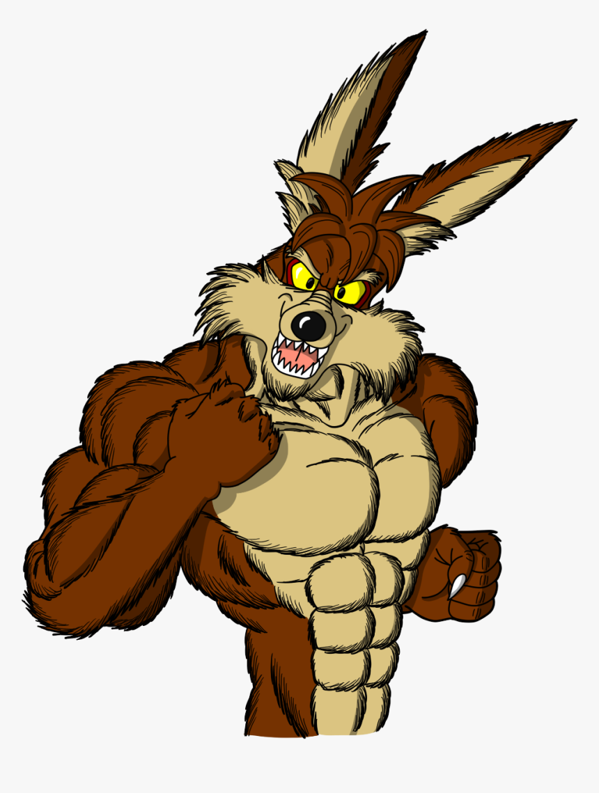 Dragon Ball Basic Form Wile E - Wile E Coyote Muscles, HD Png Download, Free Download
