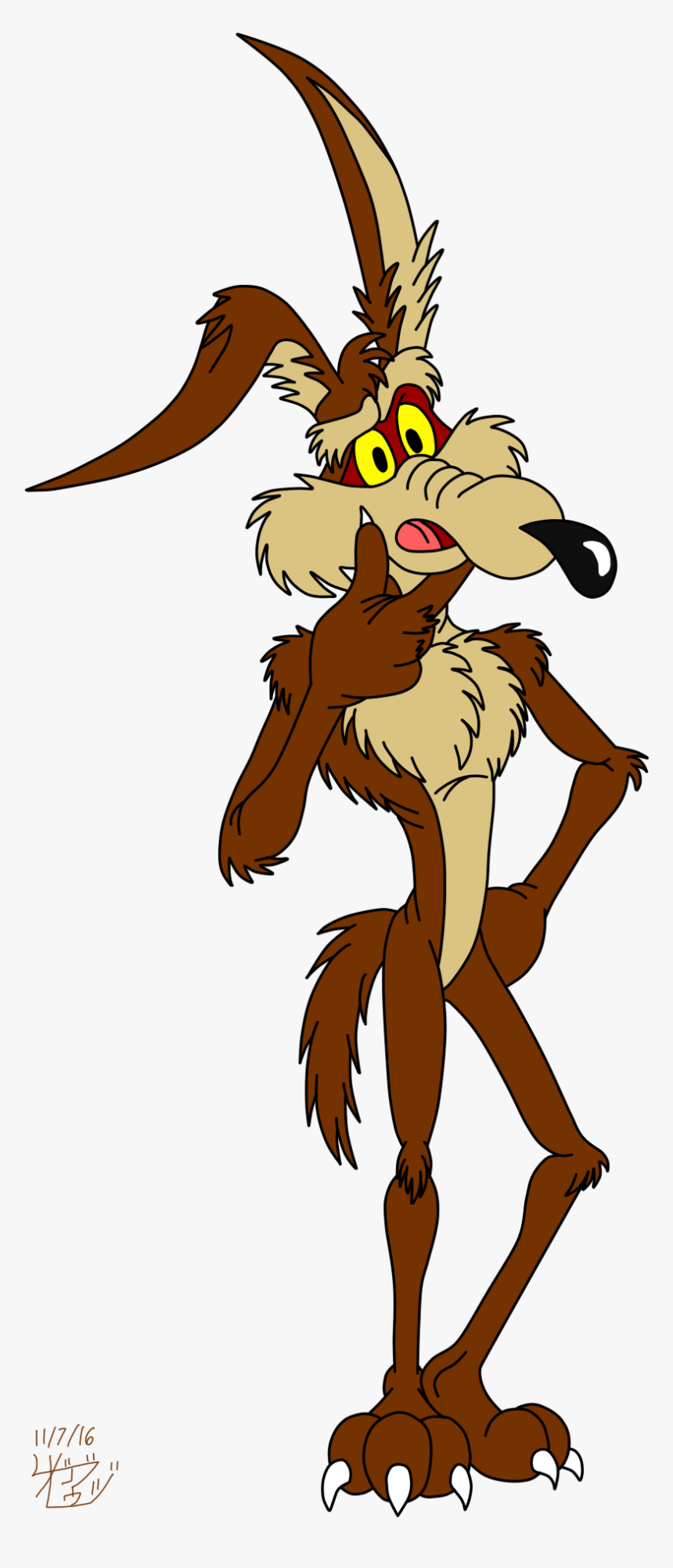 Wile E Coyote Art « Older - Cartoon, HD Png Download, Free Download