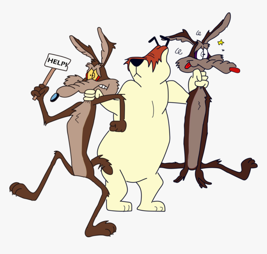 Wolves Clipart Coyote - Wile E Coyote Ralph Wolf, HD Png Download, Free Download