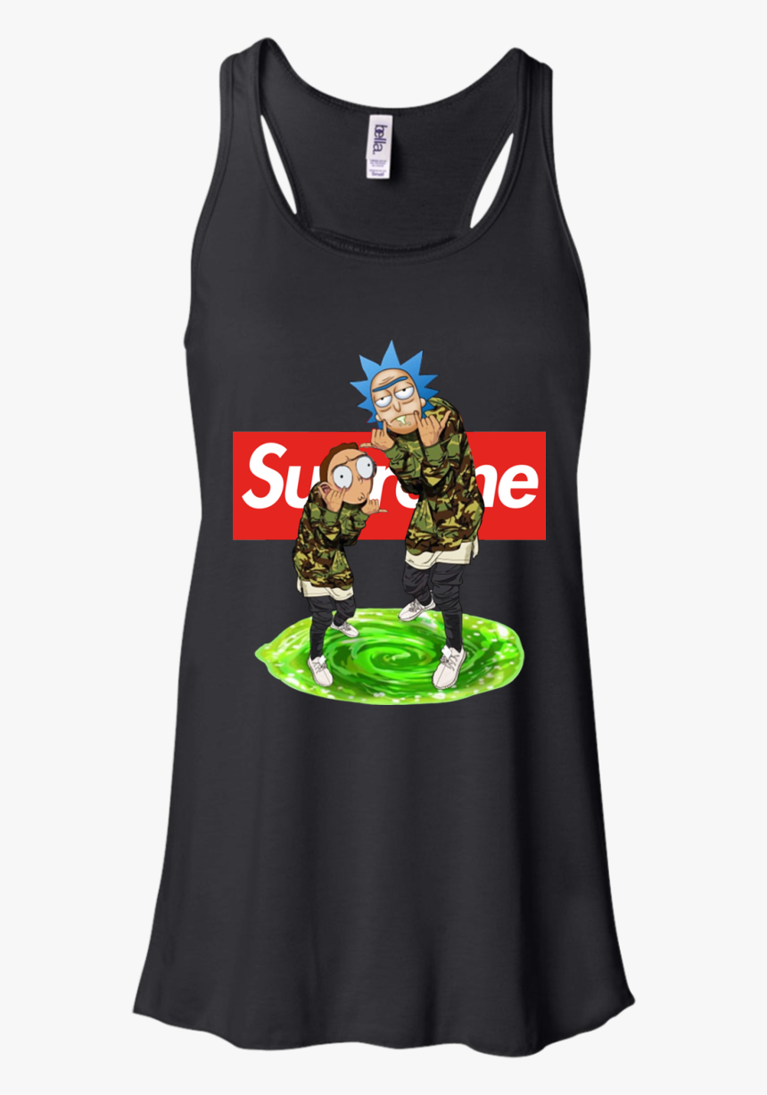 Rick And Morty Supreme Shirt, Hoodie - Rick E Morty Adidas, HD Png Download, Free Download