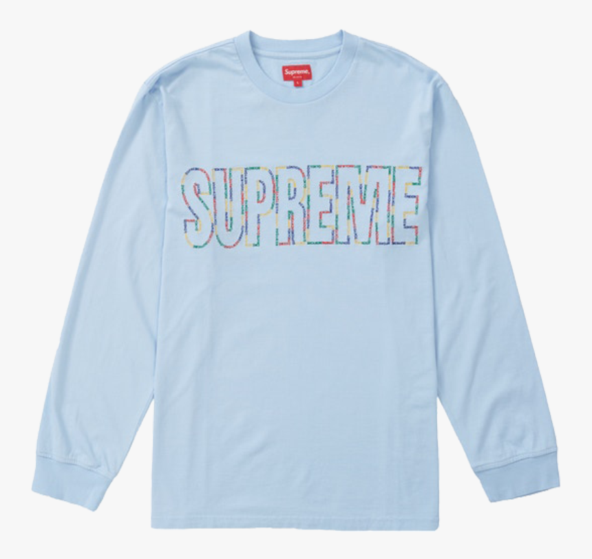 light blue supreme shirt