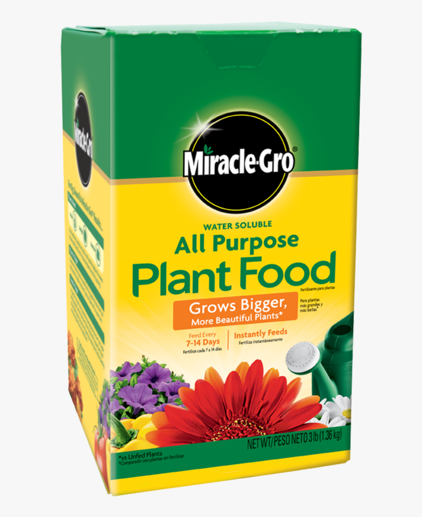 Miracle-gro® Water Soluble All Purpose Plant Food"
 - Miracle Gro Plant Food, HD Png Download, Free Download