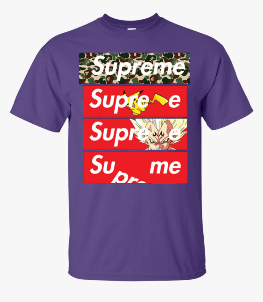 Tt0090 Supreme Vegeta Men"s T-shirt - Supreme, HD Png Download, Free Download
