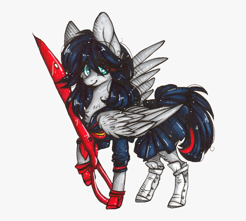 D-dyee, Kill La Kill, Ponified, Ryuko Matoi, Safe, - Cartoon, HD Png Download, Free Download