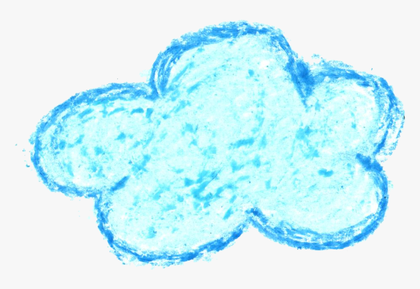 Drawn Clouds Crayon - Crayon Drawings Png Transparent, Png Download, Free Download