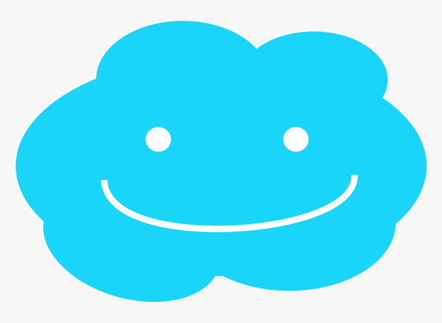 Clouds Clipart Square - Smiling Cloud Png, Transparent Png, Free Download