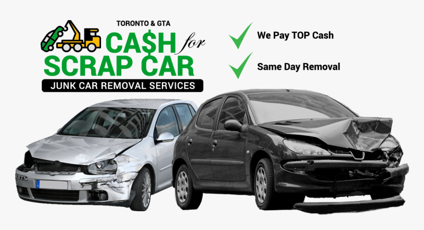 Toronto Cash For Scrap Car Removal - Junk Cars Png, Transparent Png, Free Download