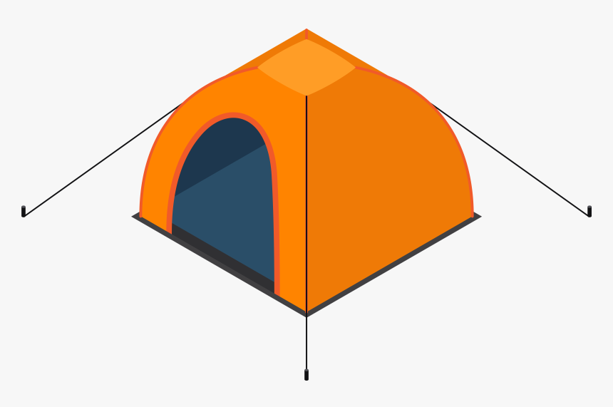 Transparent Clip Art Image - Cartoon Camping Tent Transparent, HD Png Download, Free Download