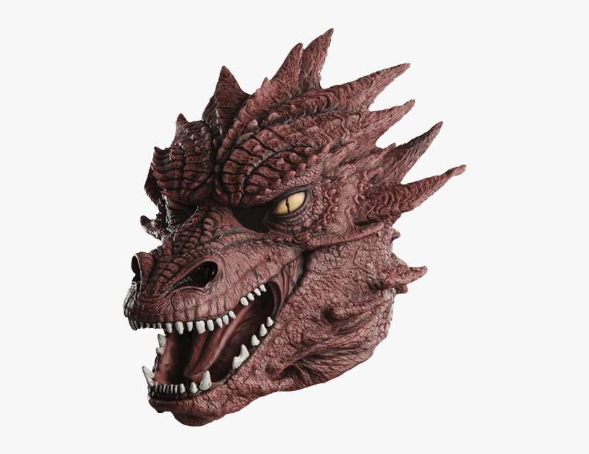 The Hobbit Smaug Masterpiece Mask - Realistic Dragon Head, HD Png Download, Free Download
