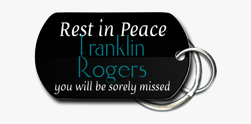 Rest In Peace Key Chain Front - Calligraphy, HD Png Download, Free Download