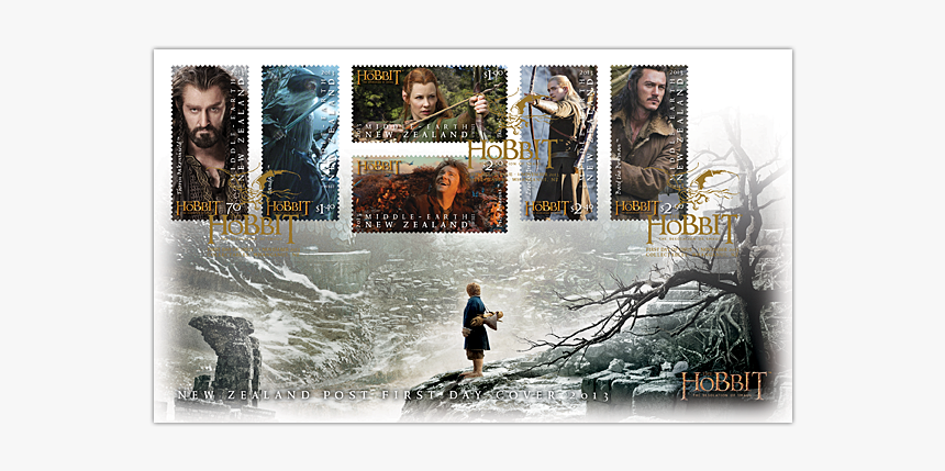 First Day Cover - Hobbit Stamps, HD Png Download, Free Download