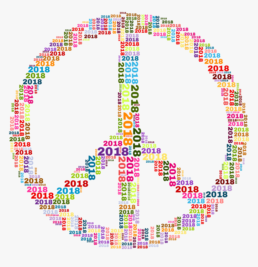 Clip Art Peace Sign Images - Peace Sign 2018, HD Png Download, Free Download