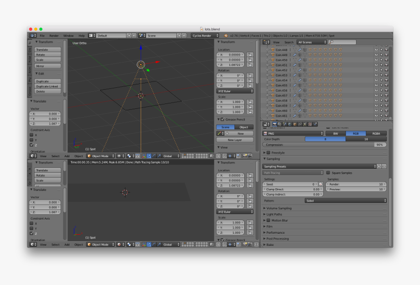 Enter Image Description Here - 3d View In Blender, HD Png Download, Free Download