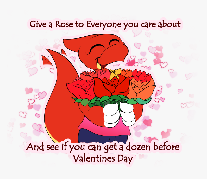 ~happy Valentines Day, Please Have A Rose~ - Swedish Tomte, HD Png Download, Free Download