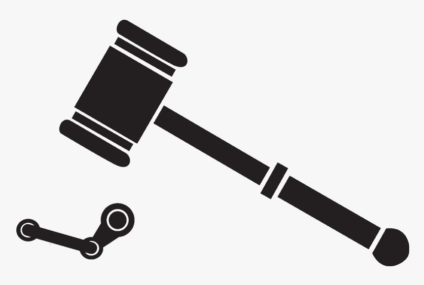 Transparent Hammer Silhouette Png - Clipart Gavel Png, Png Download, Free Download