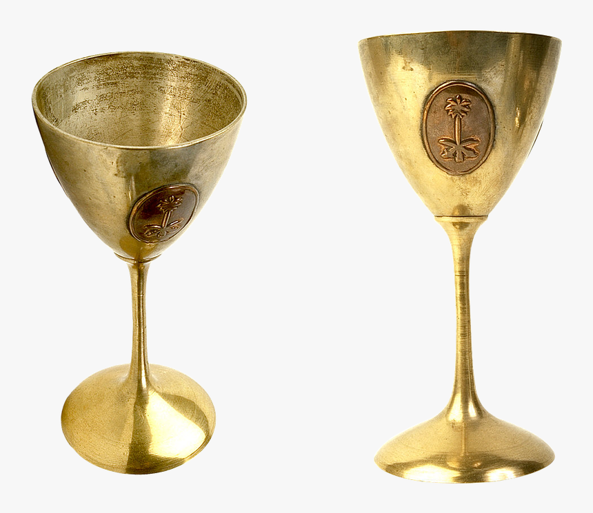 Gilding Cup, Glass, Tableware, Elegant, Hammered, Gold - Wine Cup Gold, HD Png Download, Free Download