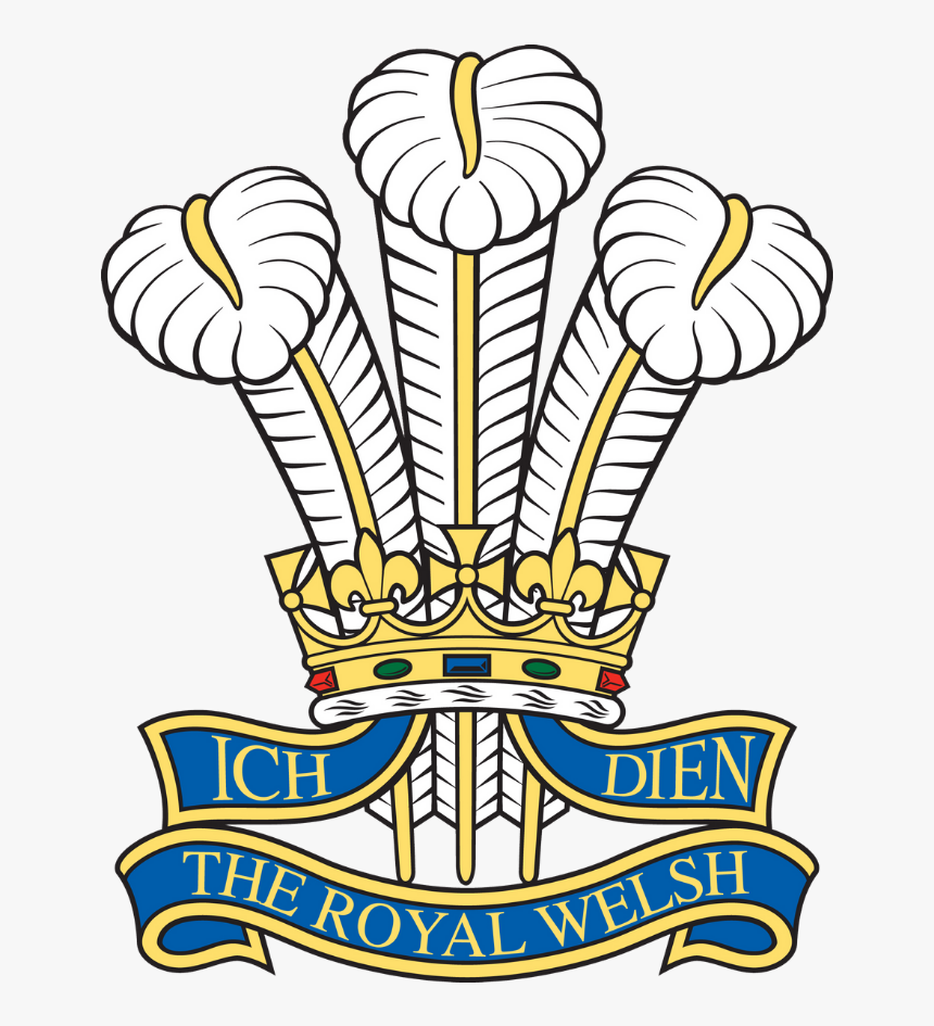 R Welsh Capbadge - Royal Welsh Logo, HD Png Download, Free Download