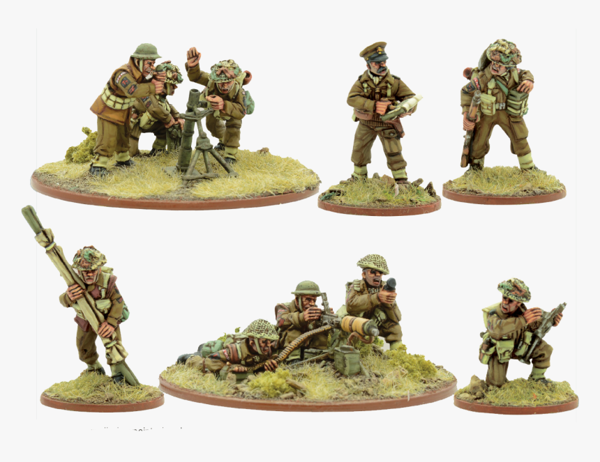 Bolt Action British Army Support Group, HD Png Download, Free Download