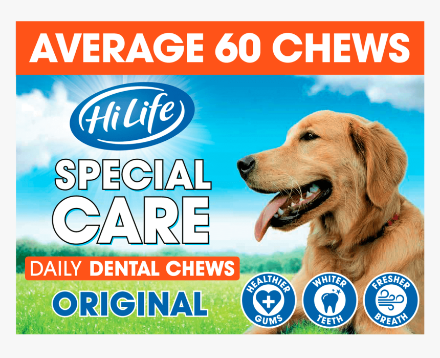 Hilife Special Care Daily Dental Chews Original Bulk - Hi Life Dog Food, HD Png Download, Free Download