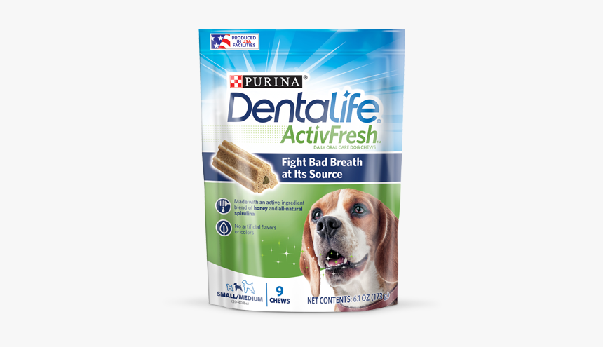 Activfresh Daily Oral Care Chews For Small & Medium - Purina Dentalife Activfresh Daily Oral Care Chews, HD Png Download, Free Download