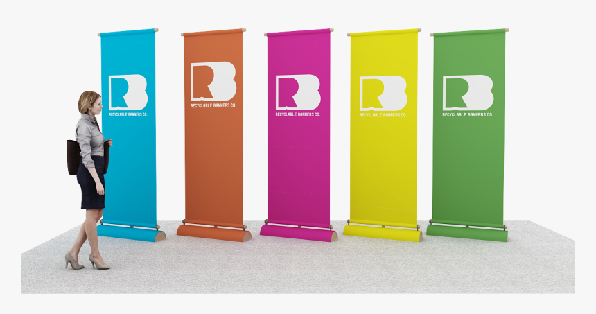 Eco Rolla Recyclable Eco Friendly Vertical Tradeshow - Floor, HD Png Download, Free Download
