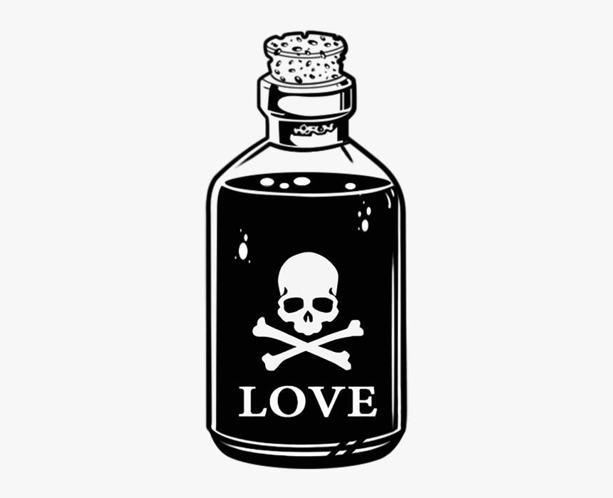 Bottle - Love Poison Png, Transparent Png, Free Download