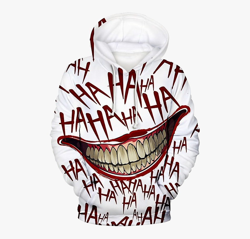 Transparent Joker Hahaha Png - Joker Hoodie, Png Download, Free Download