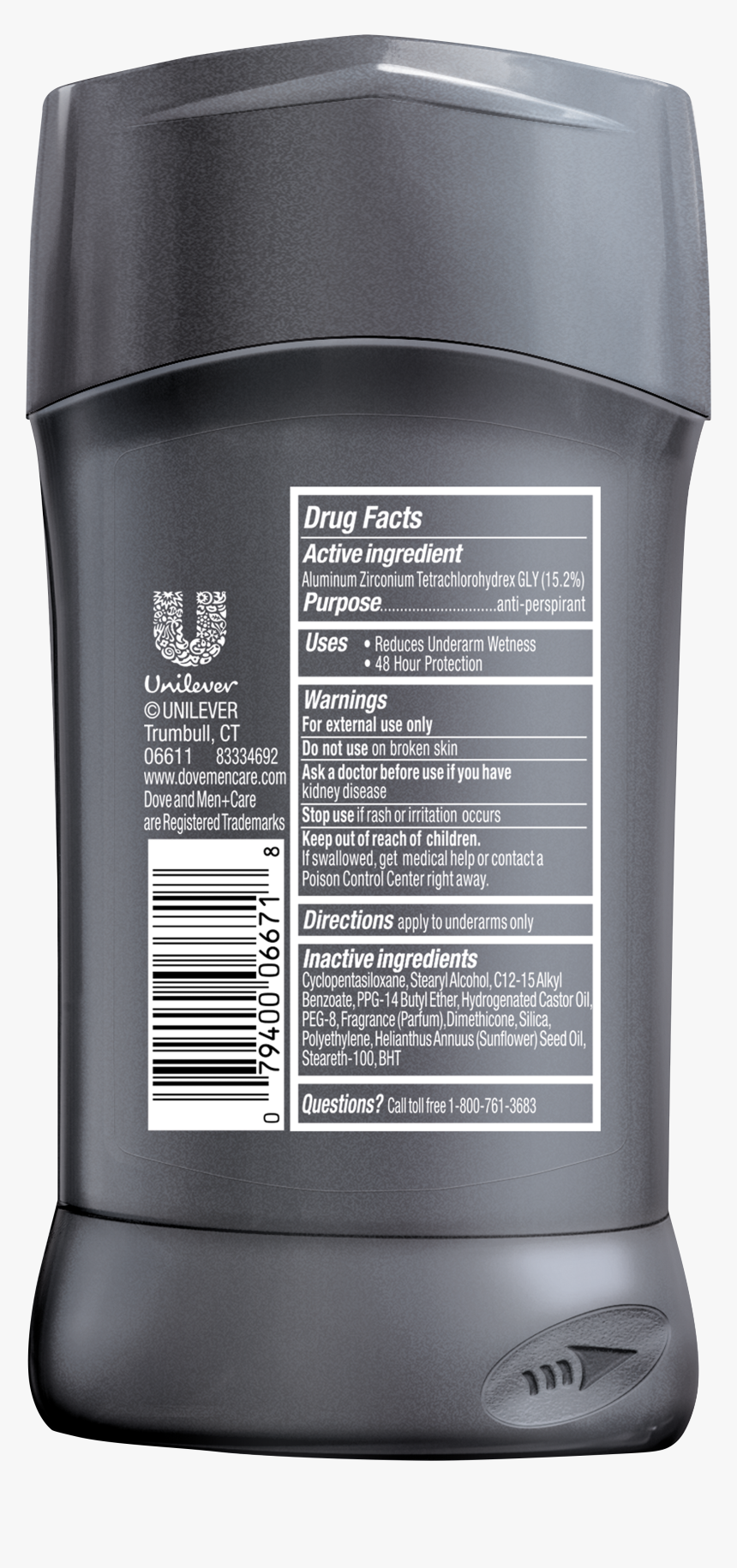 Dove Men Care Deodorant Stick Clean Comfort - Deodorant, HD Png Download, Free Download
